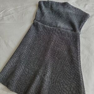 Metallic strapless dress